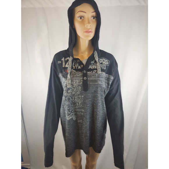 Projek Raw | Men | Long Sleeve Shirt | Black | Size Large - Picture 2 of 9